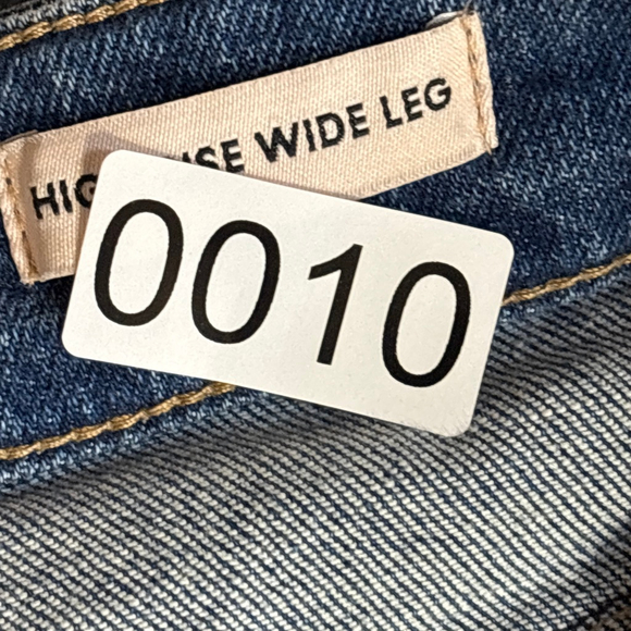 BCBGeneration Blue High Rise Wide Leg Jeans Women’s Size 7 / 28 Zipper Fly - Picture 14 of 14